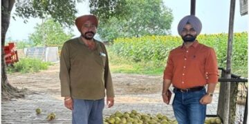 ਖਰਬੂਜ਼ੇ ਦੀ ਫਸਲ ਵਿੱਚ ਮੌਸਮੀ ਤਬਦੀਲੀ ਕਾਰਨ ਆ ਰਹੀਆਂ ਸਮੱਸਿਆਵਾਂ ਸਬੰਧੀ ਕਿਸਾਨਾਂ ਨੂੰ ਕੀਤਾ ਜਾਗਰੂਕ