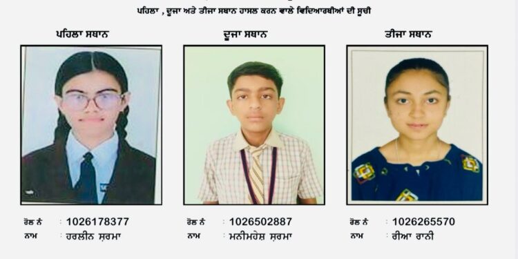 10ਵੀਂ ਜਮਾਤ ਦੇ ਨਤੀਜਿਆਂ ਵਿੱਚ ਪੇਂਡੂ ਵਿਦਿਆਰਥੀਆਂ ਨੇ ਸ਼ਹਿਰੀਆਂ ਨੂੰ ਪਛਾੜਿਆ; ਜੈਤੋ ਦੀ ਹਰਲੀਨ 99.38% ਅੰਕਾਂ ਨਾਲ ਪੰਜਾਬ ਭਰ ਵਿੱਚੋਂ ਅੱਵਲ: ਹਰਜੋਤ ਸਿੰਘ ਬੈਂਸ