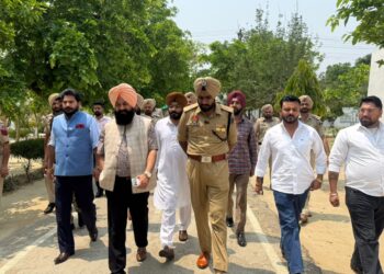 ਪੰਜਾਬ ਰਾਜ ਐਸ.ਸੀ ਕਮਿਸ਼ਨ ਦੇ ਚੇਅਰਮੈਨ ਜਸਵੀਰ ਸਿੰਘ ਗੜ੍ਹੀ ਵੱਲੋਂ ਨਵੀਂ ਜ਼ਿਲ੍ਹਾ ਜੇਲ੍ਹ ਨਾਭਾ ਦਾ ਦੌਰਾ