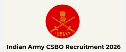 Indian Army CSBO Recruitment 2026: 190 ਅਸਾਮੀਆਂ, 10ਵੀਂ ਪਾਸ, ਕੋਈ ਫੀਸ ਨਹੀਂ Indian Army CSBO Recruitment 2026: 190 ਅਸਾਮੀਆਂ, 10ਵੀਂ ਪਾਸ, ਕੋਈ ਫੀਸ ਨਹੀਂ