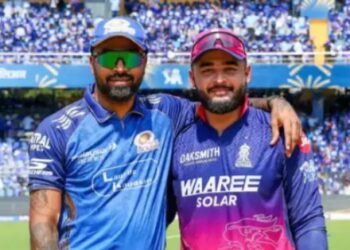 IPL 2026 : ਰਾਜਸਥਾਨ ਅਤੇ ਮੁੰਬਈ ਵਿਚਾਲੇ ਮੁਕਾਬਲਾ ਥੋੜ੍ਹੀ ਦੇਰ ‘ਚ ; ਮੁੰਬਈ ਨੇ ਜਿੱਤਿਆ ਟਾਸ, ਲਿਆ ਇਹ ਫੈਸਲਾ IPL 2026 : ਰਾਜਸਥਾਨ ਅਤੇ ਮੁੰਬਈ ਵਿਚਾਲੇ ਮੁਕਾਬਲਾ ਥੋੜ੍ਹੀ ਦੇਰ ‘ਚ ; ਮੁੰਬਈ ਨੇ ਜਿੱਤਿਆ ਟਾਸ, ਲਿਆ ਇਹ ਫੈਸਲਾ