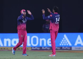 IPL 2026: ਰਾਜਸਥਾਨ ਰਾਇਲਜ਼ ਅਤੇ ਲਖਨਊ ਸੁਪਰ ਜਾਇੰਟਸ ਵਿਚਾਲੇ ਮੁਕਾਬਲਾ ਜਾਰੀ IPL 2026: ਰਾਜਸਥਾਨ ਰਾਇਲਜ਼ ਅਤੇ ਲਖਨਊ ਸੁਪਰ ਜਾਇੰਟਸ ਵਿਚਾਲੇ ਮੁਕਾਬਲਾ ਜਾਰੀ