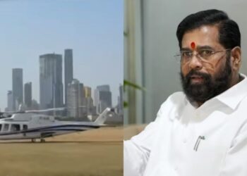 Maharashtra :ਅਸਮਾਨ ‘ਚ ਧੂੜ ਦੇ ਗੁਬਾਰ ਵਿੱਚ ਫਸਿਆ ਉਪ-ਮੁੱਖ ਮੰਤਰੀ ਏਕਨਾਥ ਸ਼ਿੰਦੇ ਦਾ ਹੈਲੀਕਾਪਟਰ