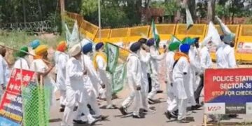 ਕਿਸਾਨਾਂ ਦਾ ਚੰਡੀਗੜ੍ਹ ਕੂਚ: ਪੁਲਿਸ ਨਾਲ ਕਿਸਾਨਾਂ ਦੀ ਜ਼ਬਰਦਸਤ ਝੜਪ!