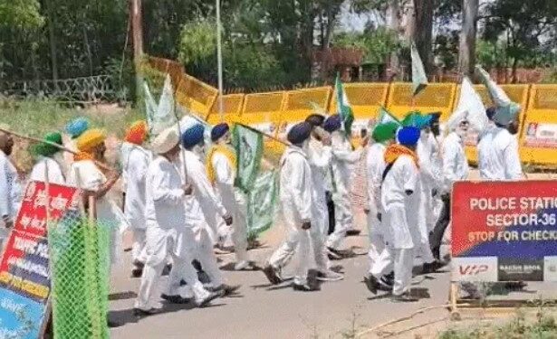 ਕਿਸਾਨਾਂ ਦਾ ਚੰਡੀਗੜ੍ਹ ਕੂਚ: ਪੁਲਿਸ ਨਾਲ ਕਿਸਾਨਾਂ ਦੀ ਜ਼ਬਰਦਸਤ ਝੜਪ!