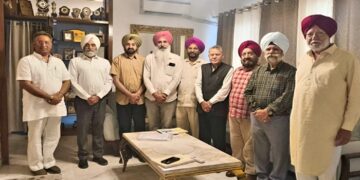ਸਾਂਝਾ ਪੰਜਾਬ ਪਾਰਟੀ ਤੇ ਲੋਕ ਅਧਿਕਾਰ ਲਹਿਰ ਦੇ ਅਹੁਦੇਦਾਰਾਂ ਦੀ ਮੀਟਿੰਗ