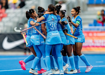 FIH Hockey Women’s Nations Cup ਦੇ ਫਾਈਨਲ ਵਿੱਚ ਪਹੁੰਚਿਆ ਭਾਰਤ ; ਸੈਮੀਫਾਈਨਲ ਵਿੱਚ ਚਿਲੀ ਨੂੰ 6-0 ਨਾਲ ਹਰਾਇਆ FIH Hockey Women’s Nations Cup ਦੇ ਫਾਈਨਲ ਵਿੱਚ ਪਹੁੰਚਿਆ ਭਾਰਤ ; ਸੈਮੀਫਾਈਨਲ ਵਿੱਚ ਚਿਲੀ ਨੂੰ 6-0 ਨਾਲ ਹਰਾਇਆ