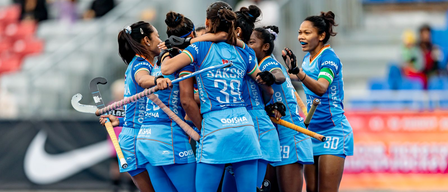 FIH Hockey Women’s Nations Cup ਦੇ ਫਾਈਨਲ ਵਿੱਚ ਪਹੁੰਚਿਆ ਭਾਰਤ ; ਸੈਮੀਫਾਈਨਲ ਵਿੱਚ ਚਿਲੀ ਨੂੰ 6-0 ਨਾਲ ਹਰਾਇਆ FIH Hockey Women’s Nations Cup ਦੇ ਫਾਈਨਲ ਵਿੱਚ ਪਹੁੰਚਿਆ ਭਾਰਤ ; ਸੈਮੀਫਾਈਨਲ ਵਿੱਚ ਚਿਲੀ ਨੂੰ 6-0 ਨਾਲ ਹਰਾਇਆ