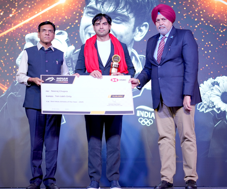 Indian Athletics Awards : ਨੀਰਜ ਚੋਪੜਾ ਅਤੇ ਪਾਰੁਲ ਚੌਧਰੀ ਨੂੰ ਭਾਰਤੀ ਅਥਲੈਟਿਕਸ ਪੁਰਸਕਾਰਾਂ ਵਿੱਚ ਸਰਵੋਤਮ ਐਥਲੀਟ ਚੁਣਿਆ ਗਿਆ Indian Athletics Awards : ਨੀਰਜ ਚੋਪੜਾ ਅਤੇ ਪਾਰੁਲ ਚੌਧਰੀ ਨੂੰ ਭਾਰਤੀ ਅਥਲੈਟਿਕਸ ਪੁਰਸਕਾਰਾਂ ਵਿੱਚ ਸਰਵੋਤਮ ਐਥਲੀਟ ਚੁਣਿਆ ਗਿਆ