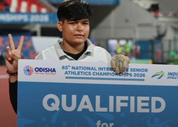 Inter-State Athletics : ਅਨੁਸ਼ਕਾ ਯਾਦਵ ਨੇ 67.02 ਮੀਟਰ ਨਾਲ ਹੈਮਰ ਥਰੋਅ ਦਾ ਰਾਸ਼ਟਰੀ ਰਿਕਾਰਡ ਤੋੜਿਆ Inter-State Athletics : ਅਨੁਸ਼ਕਾ ਯਾਦਵ ਨੇ 67.02 ਮੀਟਰ ਨਾਲ ਹੈਮਰ ਥਰੋਅ ਦਾ ਰਾਸ਼ਟਰੀ ਰਿਕਾਰਡ ਤੋੜਿਆ