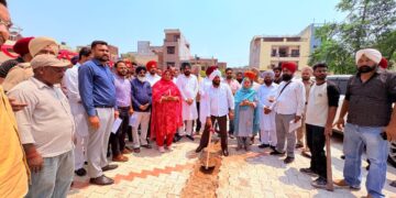 ਵਿਧਾਇਕ ਕੁਲਵੰਤ ਸਿੰਘ ਵੱਲੋਂ 48.50 ਲੱਖ ਰੁਪਏ ਦੀ ਲਾਗਤ ਨਾਲ ਸੁਹਾਣਾ ਕੈਨਾਲ ਵਾਟਰ ਰਾਈਜ਼ਿੰਗ ਮੇਨ ਪ੍ਰੋਜੈਕਟ ਦਾ ਕੰਮ ਸ਼ੁਰੂ