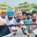 ਆਮ ਆਦਮੀ ਪਾਰਟੀ ਵੱਲੋਂ ਧੂਰੀ ਵਿਖੇ ਹਰਿਆਣਾ ਦੇ ਮੁੱਖ ਮੰਤਰੀ ਨਾਇਬ ਸਿੰਘ ਸੈਣੀ ਦਾ ਜ਼ੋਰਦਾਰ ਵਿਰੋਧ ਆਮ ਆਦਮੀ ਪਾਰਟੀ ਵੱਲੋਂ ਧੂਰੀ ਵਿਖੇ ਹਰਿਆਣਾ ਦੇ ਮੁੱਖ ਮੰਤਰੀ ਨਾਇਬ ਸਿੰਘ ਸੈਣੀ ਦਾ ਜ਼ੋਰਦਾਰ ਵਿਰੋਧ