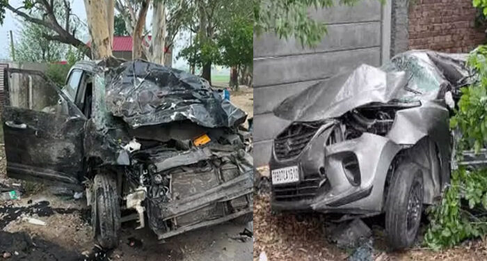 Punjab: ਦੋ ਕਾਰਾਂ ਦੀ ਭਿਆਨਕ ਟੱਕਰ, ਇੱਕ ਪਰਿਵਾਰ ਦੇ ਤਿੰਨ ਜੀਆਂ ਸਮੇਤ 4 ਮੌਤਾਂ