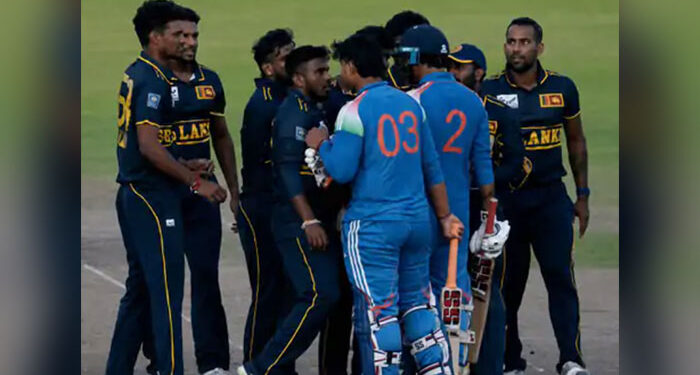 Sports: ਸ਼੍ਰੀਲੰਕਾ ਦੇ ਖਿਡਾਰੀ ਨਾਲ ਉਲਝੇ ਵੈਭਵ ਸੂਰਿਆਵੰਸ਼ੀ, ਮੈਦਾਨ ‘ਚ ਹੀ ਹੋਈ ਤਕਰਾਰ Sports: ਸ਼੍ਰੀਲੰਕਾ ਦੇ ਖਿਡਾਰੀ ਨਾਲ ਉਲਝੇ ਵੈਭਵ ਸੂਰਿਆਵੰਸ਼ੀ, ਮੈਦਾਨ ‘ਚ ਹੀ ਹੋਈ ਤਕਰਾਰ