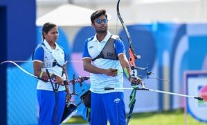 Archery World Cup : ਧੀਰਜ ਅਤੇ ਕੁਮਕੁਮ ਨੇ ਜਿੱਤਿਆ ਰਿਕਰਵ ਮਿਕਸਡ ਟੀਮ ਗੋਲਡ Archery World Cup : ਧੀਰਜ ਅਤੇ ਕੁਮਕੁਮ ਨੇ ਜਿੱਤਿਆ ਰਿਕਰਵ ਮਿਕਸਡ ਟੀਮ ਗੋਲਡ