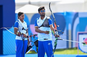 Archery World Cup : ਧੀਰਜ ਅਤੇ ਕੁਮਕੁਮ ਨੇ ਜਿੱਤਿਆ ਰਿਕਰਵ ਮਿਕਸਡ ਟੀਮ ਗੋਲਡ