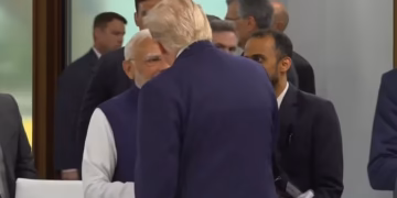 G7 Summit ਦੌਰਾਨ ਅਮਰੀਕੀ ਰਾਸ਼ਟਰਪਤੀ ਡੋਨਾਲਡ ਟਰੰਪ ਨਾਲ ਪ੍ਰਧਾਨ ਮੰਤਰੀ ਮੋਦੀ ਨੇ ਕੀਤੀ ਮੁਲਾਕਾਤ