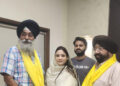 ਸੋਨੀਆ ਅਲੱਗ ਨੇ ਨਵ ਨਿਯੁਕਤ ਚੇਅਰਮੈਨ ਰਾਜਿੰਦਰ ਸਿੰਘ ਬਸੰਤ ਤੇ ਜਿਲ੍ਹਾ ਵਾਈਸ ਚੇਅਰਮੈਨ ਚਰਨਪ੍ਰੀਤ ਸਿੰਘ ਲਾਂਬਾ ਦਾ ਕੀਤਾ ਸਨਮਾਨ