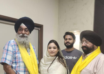 ਸੋਨੀਆ ਅਲੱਗ ਨੇ ਨਵ ਨਿਯੁਕਤ ਚੇਅਰਮੈਨ ਰਾਜਿੰਦਰ ਸਿੰਘ ਬਸੰਤ ਤੇ ਜਿਲ੍ਹਾ ਵਾਈਸ ਚੇਅਰਮੈਨ ਚਰਨਪ੍ਰੀਤ ਸਿੰਘ ਲਾਂਬਾ ਦਾ ਕੀਤਾ ਸਨਮਾਨ