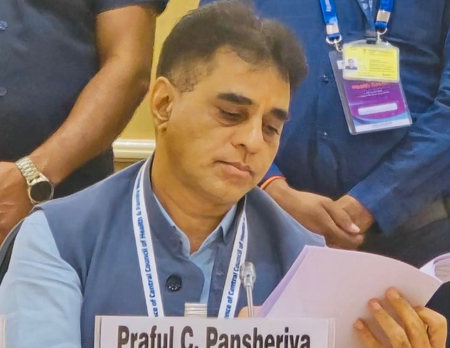 National Health Council meet : ਗੁਜਰਾਤ ਸਰਕਾਰ ਨੇ ਏਮਜ਼ ਰਾਜਕੋਟ ਵਿੱਚ ਅੰਗ ਟ੍ਰਾਂਸਪਲਾਂਟ ਸਹੂਲਤ ਸਥਾਪਤ ਕਰਨ ਦੀ ਕੀਤੀ ਮੰਗ National Health Council meet : ਗੁਜਰਾਤ ਸਰਕਾਰ ਨੇ ਏਮਜ਼ ਰਾਜਕੋਟ ਵਿੱਚ ਅੰਗ ਟ੍ਰਾਂਸਪਲਾਂਟ ਸਹੂਲਤ ਸਥਾਪਤ ਕਰਨ ਦੀ ਕੀਤੀ ਮੰਗ