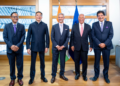 เจตเจฟเจฆเฉเจธเจผ เจฎเฉฐเจคเจฐเฉ เจเฉเจธเจผเฉฐเจเจฐ เจจเฉ Brussels เจตเจฟเฉฑเจ เจฏเฉเจฐเจชเฉเจ
เจจ เจเฉเจเจธเจฒ เจฆเฉ เจชเฉเจฐเจงเจพเจจ เจจเจพเจฒ เจเฉเจคเฉ เจฎเฉเจฒเจพเจเจพเจค ; เจตเจชเจพเจฐ, เจคเจเจจเจพเจฒเฉเจเฉ, เจฐเจฃเจจเฉเจคเจ เจธเจนเจฟเจฏเฉเจ ‘เจคเฉ เจเฉเจคเฉ เจเจฐเจเจพ เจตเจฟเจฆเฉเจธเจผ เจฎเฉฐเจคเจฐเฉ เจเฉเจธเจผเฉฐเจเจฐ เจจเฉ Brussels เจตเจฟเฉฑเจ เจฏเฉเจฐเจชเฉเจ
เจจ เจเฉเจเจธเจฒ เจฆเฉ เจชเฉเจฐเจงเจพเจจ เจจเจพเจฒ เจเฉเจคเฉ เจฎเฉเจฒเจพเจเจพเจค ; เจตเจชเจพเจฐ, เจคเจเจจเจพเจฒเฉเจเฉ, เจฐเจฃเจจเฉเจคเจ เจธเจนเจฟเจฏเฉเจ ‘เจคเฉ เจเฉเจคเฉ เจเจฐเจเจพ