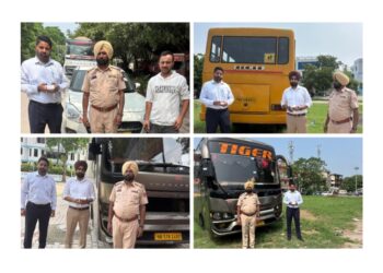 ਖੇਤਰੀ ਟਰਾਂਸਪੋਰਟ ਅਥਾਰਟੀ ਵੱਲੋਂ ਟ੍ਰੈਫਿਕ ਨਿਯਮਾਂ ਦੀ ਉਲੰਘਣਾ ਕਰਨ ਵਾਲੇ ਵਪਾਰਕ ਵਾਹਨਾਂ ਖ਼ਿਲਾਫ਼ ਕਾਰਵਾਈ ਤੇਜ਼