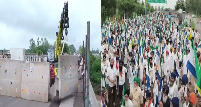 Punjab Breaking: ਪੰਜਾਬ ਦੇ ਕਿਸਾਨਾਂ ਵੱਲੋਂ ਫੇਰ ਦਿੱਲੀ ਵੱਲ ਕੂਚ, ਹਰਿਆਣਾ ਪੁਲਿਸ ਨੇ ਫੇਰ ਸ਼ੰਭੂ-ਖਨੌਰੀ ਸਰਹੱਦਾਂ ਨੂੰ ਕੀਤਾ ਸੀਲ Punjab Breaking: ਪੰਜਾਬ ਦੇ ਕਿਸਾਨਾਂ ਵੱਲੋਂ ਫੇਰ ਦਿੱਲੀ ਵੱਲ ਕੂਚ, ਹਰਿਆਣਾ ਪੁਲਿਸ ਨੇ ਫੇਰ ਸ਼ੰਭੂ-ਖਨੌਰੀ ਸਰਹੱਦਾਂ ਨੂੰ ਕੀਤਾ ਸੀਲ
