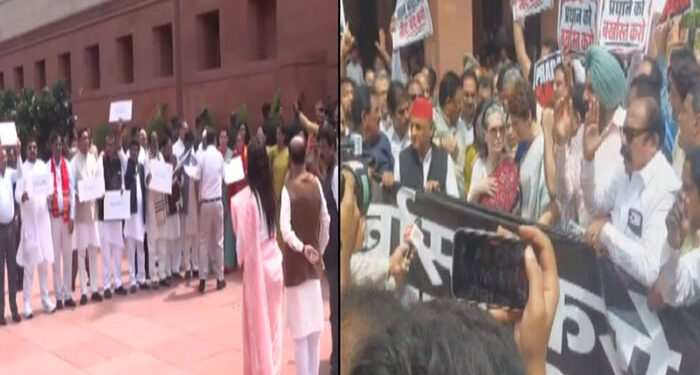 National: ਸੰਸਦ ਦੇ ਬਾਹਰ NDA ਅਤੇ INDIA ਬਲਾਕ ਹੋਏ ਆਹਮੋ-ਸਾਹਮਣੇ