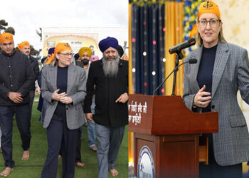 Australia: ‘ਦਲ ਬਾਬਾ ਬਿਧੀ ਚੰਦ ਜੀ ਖਾਲਸਾ ਛਾਉਣੀ’ ਵਿਖੇ ਨਤਮਸਤਕ ਹੋਈ ਵਿਕਟੋਰੀਆ ਦੀ ਪ੍ਰੀਮੀਅਰ Australia: ‘ਦਲ ਬਾਬਾ ਬਿਧੀ ਚੰਦ ਜੀ ਖਾਲਸਾ ਛਾਉਣੀ’ ਵਿਖੇ ਨਤਮਸਤਕ ਹੋਈ ਵਿਕਟੋਰੀਆ ਦੀ ਪ੍ਰੀਮੀਅਰ