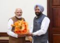 ਪੰਜਾਬ ਭਾਜਪਾ ਪ੍ਰਧਾਨ ਕੇਵਲ ਸਿੰਘ ਢਿੱਲੋ ਵੱਲੋਂ ਪ੍ਰਧਾਨ ਮੰਤਰੀ ਨਰਿੰਦਰ ਮੋਦੀ ਨਾਲ ਮੁਲਾਕਾਤ
