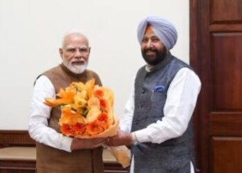 ਪੰਜਾਬ ਭਾਜਪਾ ਪ੍ਰਧਾਨ ਕੇਵਲ ਸਿੰਘ ਢਿੱਲੋ ਵੱਲੋਂ ਪ੍ਰਧਾਨ ਮੰਤਰੀ ਨਰਿੰਦਰ ਮੋਦੀ ਨਾਲ ਮੁਲਾਕਾਤ