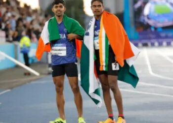 Commonwealth Games 2026 : ਗਾਵਿਤ ਨੇ ਭਾਰਤ ਲਈ ਜਿੱਤਿਆ ਤੀਜਾ ਗੋਲਡ ਮੈਡਲ ; ਬਾਸਿਲ ਨੇ ਪੈਰਾ 100 ਮੀਟਰ ਦੌੜ ਵਿੱਚ ਜਿੱਤੀ ਚਾਂਦੀ Commonwealth Games 2026 : ਗਾਵਿਤ ਨੇ ਭਾਰਤ ਲਈ ਜਿੱਤਿਆ ਤੀਜਾ ਗੋਲਡ ਮੈਡਲ ; ਬਾਸਿਲ ਨੇ ਪੈਰਾ 100 ਮੀਟਰ ਦੌੜ ਵਿੱਚ ਜਿੱਤੀ ਚਾਂਦੀ