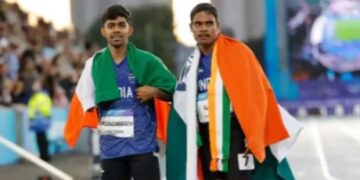 Commonwealth Games 2026 : ਗਾਵਿਤ ਨੇ ਭਾਰਤ ਲਈ ਜਿੱਤਿਆ ਤੀਜਾ ਗੋਲਡ ਮੈਡਲ ; ਬਾਸਿਲ ਨੇ ਪੈਰਾ 100 ਮੀਟਰ ਦੌੜ ਵਿੱਚ ਜਿੱਤੀ ਚਾਂਦੀ Commonwealth Games 2026 : ਗਾਵਿਤ ਨੇ ਭਾਰਤ ਲਈ ਜਿੱਤਿਆ ਤੀਜਾ ਗੋਲਡ ਮੈਡਲ ; ਬਾਸਿਲ ਨੇ ਪੈਰਾ 100 ਮੀਟਰ ਦੌੜ ਵਿੱਚ ਜਿੱਤੀ ਚਾਂਦੀ