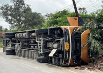 ਪਠਾਨਕੋਟ ਵਿੱਚ ਸਵਾਰੀਆਂ ਨਾਲ ਭਰੀ ਬੱਸ ਹਾਦਸਾਗ੍ਰਸਤ; 16 ਯਾਤਰੀ ਜ਼ਖ਼ਮੀ
