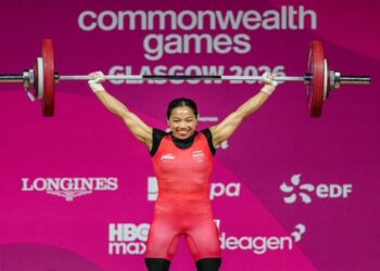 Commonwealth Games 2026: ਮੀਰਾਬਾਈ ਚਾਨੂ ਨੇ ਜਿੱਤਿਆ ਭਾਰਤ ਲਈ ਪਹਿਲਾ ਸੋਨ ਤਗਮਾ Commonwealth Games 2026: ਮੀਰਾਬਾਈ ਚਾਨੂ ਨੇ ਜਿੱਤਿਆ ਭਾਰਤ ਲਈ ਪਹਿਲਾ ਸੋਨ ਤਗਮਾ