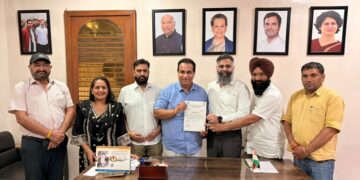ਚੰਡੀਗੜ੍ਹ ਕਾਂਗਰਸ ‘ਚ ਵੱਡੀ ਨਿਯੁਕਤੀ! ਐਡਵੋਕੇਟ ਉੱਜਵਲ ਭਸੀਨ ਬਣੇ ਟੈਰੀਟੋਰੀਅਲ ਕਮੇਟੀ ਦੇ ਸਕੱਤਰ