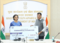Commonwealth Games 2026 : ਖੇਡ ਮੰਤਰੀ ਨੇ ਬਾਕਸਿੰਗ, ਜੂਡੋ ਅਤੇ ਪੈਰਾ-ਐਥਲੈਟਿਕਸ ਦੇ ਤਗਮਾ ਜੇਤੂਆਂ ਦਾ ਕੀਤਾ ਸਨਮਾਨ Commonwealth Games 2026 : ਖੇਡ ਮੰਤਰੀ ਨੇ ਬਾਕਸਿੰਗ, ਜੂਡੋ ਅਤੇ ਪੈਰਾ-ਐਥਲੈਟਿਕਸ ਦੇ ਤਗਮਾ ਜੇਤੂਆਂ ਦਾ ਕੀਤਾ ਸਨਮਾਨ