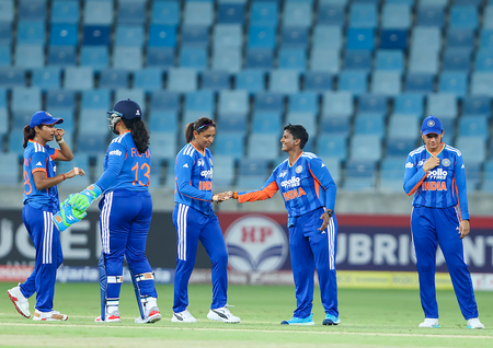 Women’s Asia Cup : ਭਾਰਤ ਨੇ ਜਿੱਤ ਨਾਲ ਕੀਤੀ ਸ਼ੁਰੂਆਤ ; ਥਾਈਲੈਂਡ ਨੂੰ 94 ਦੌੜਾਂ ਨਾਲ ਹਰਾਇਆ Women’s Asia Cup : ਭਾਰਤ ਨੇ ਜਿੱਤ ਨਾਲ ਕੀਤੀ ਸ਼ੁਰੂਆਤ ; ਥਾਈਲੈਂਡ ਨੂੰ 94 ਦੌੜਾਂ ਨਾਲ ਹਰਾਇਆ