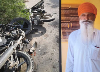 Punjab: ਦੋ ਮੋਟਰਸਾਈਕਲਾਂ ਦੀ ਆਹਮੋ-ਸਾਹਮਣੇ ਟੱਕਰ, ਇੱਕ ਦੀ ਮੌਤ, ਤਿੰਨ ਜ਼ਖਮੀ Punjab: ਦੋ ਮੋਟਰਸਾਈਕਲਾਂ ਦੀ ਆਹਮੋ-ਸਾਹਮਣੇ ਟੱਕਰ, ਇੱਕ ਦੀ ਮੌਤ, ਤਿੰਨ ਜ਼ਖਮੀ