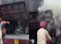 Chandigarh ਏਅਰਪੋਰਟ ‘ਤੇ CTU ਬੱਸ ਨੂੰ ਲੱਗੀ ਅੱਗ