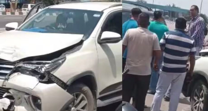 Haryana: ‘ਦ ਗ੍ਰੇਟ ਖਲੀ’ ਦੀ ਗੱਡੀ ਹਾਦਸੇ ਦਾ ਸ਼ਿਕਾਰ, ਵਾਲ-ਵਾਲ ਬਚੇ Haryana: ‘ਦ ਗ੍ਰੇਟ ਖਲੀ’ ਦੀ ਗੱਡੀ ਹਾਦਸੇ ਦਾ ਸ਼ਿਕਾਰ, ਵਾਲ-ਵਾਲ ਬਚੇ
