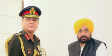 ਮੁੱਖ ਮੰਤਰੀ ਭਗਵੰਤ ਸਿੰਘ ਮਾਨ ਵੱਲੋਂ ਪੰਜਾਬ ਅਤੇ ਦੇਸ਼ ਦੀ ਭਲਾਈ ਲਈ ਭਾਰਤੀ ਫੌਜ ਨਾਲ ਮਜ਼ਬੂਤ ਸਹਿਯੋਗ ਦਾ ਸੱਦਾ