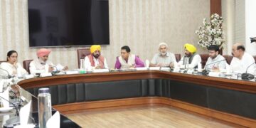 ਮੁੱਖ ਮੰਤਰੀ ਭਗਵੰਤ ਸਿੰਘ ਮਾਨ ਦੀ ਅਗਵਾਈ ਹੇਠ ਵਜ਼ਾਰਤ ਵੱਲੋਂ ‘ਪੰਜਾਬ ਰੈਗੂਲੇਸ਼ਨ ਆਫ ਫੀਸ ਆਫ ਅਣ-ਏਡਿਡ ਐਜੂਕੇਸ਼ਨਲ ਇੰਸਟੀਚਿਊਸ਼ਨਜ਼ (ਸੋਧ) ਬਿੱਲ-2026’ ਪਾਸ ਮੁੱਖ ਮੰਤਰੀ ਭਗਵੰਤ ਸਿੰਘ ਮਾਨ ਦੀ ਅਗਵਾਈ ਹੇਠ ਵਜ਼ਾਰਤ ਵੱਲੋਂ ‘ਪੰਜਾਬ ਰੈਗੂਲੇਸ਼ਨ ਆਫ ਫੀਸ ਆਫ ਅਣ-ਏਡਿਡ ਐਜੂਕੇਸ਼ਨਲ ਇੰਸਟੀਚਿਊਸ਼ਨਜ਼ (ਸੋਧ) ਬਿੱਲ-2026’ ਪਾਸ