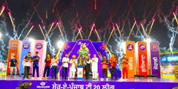 ਮੁੱਖ ਮੰਤਰੀ ਭਗਵੰਤ ਸਿੰਘ ਮਾਨ ਨੇ ਪੰਜਾਬ ਦੀ ਪਹਿਲੀ ਸ਼ੇਰ-ਏ-ਪੰਜਾਬ ਟੀ-20 ਕ੍ਰਿਕਟ ਲੀਗ ਦਾ ਕੀਤਾ ਉਦਘਾਟਨ; ਕਿਹਾ, ਇਹ ਲੀਗ ਪੰਜਾਬ ਦੀ ਕ੍ਰਿਕਟ ਪ੍ਰਤਿਭਾ ਨੂੰ ਨਿਖਾਰੇਗੀ ਮੁੱਖ ਮੰਤਰੀ ਭਗਵੰਤ ਸਿੰਘ ਮਾਨ ਨੇ ਪੰਜਾਬ ਦੀ ਪਹਿਲੀ ਸ਼ੇਰ-ਏ-ਪੰਜਾਬ ਟੀ-20 ਕ੍ਰਿਕਟ ਲੀਗ ਦਾ ਕੀਤਾ ਉਦਘਾਟਨ; ਕਿਹਾ, ਇਹ ਲੀਗ ਪੰਜਾਬ ਦੀ ਕ੍ਰਿਕਟ ਪ੍ਰਤਿਭਾ ਨੂੰ ਨਿਖਾਰੇਗੀ