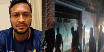 Bangladesh ਦੇ ਸਾਬਕਾ ਕ੍ਰਿਕਟਰ ਸ਼ਾਕਿਬ ਅਲ ਹਸਨ ਦੇ ਘਰ ‘ਤੇ ਹਮਲਾ Bangladesh ਦੇ ਸਾਬਕਾ ਕ੍ਰਿਕਟਰ ਸ਼ਾਕਿਬ ਅਲ ਹਸਨ ਦੇ ਘਰ ‘ਤੇ ਹਮਲਾ
