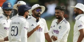 India Vs Sri Lanka : ਫਾਲੋਆਨ ਖੇਡ ਰਹੀ ਸ਼੍ਰੀਲੰਕਾ ਦੀ ਟੀਮ ਭਾਰਤ ਤੋਂ 16 ਦੌੜਾਂ ਅੱਗੇ ; ਚੌਥੇ ਦਿਨ ਦਾ ਖੇਡ ਸਮਾਪਤ ਹੋਣ ਤੱਕ ਗਵਾਈਆਂ 6 ਵਿਕਟਾਂ India Vs Sri Lanka : ਫਾਲੋਆਨ ਖੇਡ ਰਹੀ ਸ਼੍ਰੀਲੰਕਾ ਦੀ ਟੀਮ ਭਾਰਤ ਤੋਂ 16 ਦੌੜਾਂ ਅੱਗੇ ; ਚੌਥੇ ਦਿਨ ਦਾ ਖੇਡ ਸਮਾਪਤ ਹੋਣ ਤੱਕ ਗਵਾਈਆਂ 6 ਵਿਕਟਾਂ