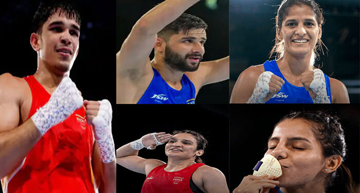 CWG 2026: ਰਾਸ਼ਟਰਮੰਡਲ ਵਿੱਚ ਭਾਰਤੀ ਮੁੱਕੇਬਾਜ਼ਾਂ ਨੇ ਰਚਿਆ ਇਤਿਹਾਸ, 7 ਨੇ ਸੋਨ ਅਤੇ 3 ਨੇ ਚਾਂਦੀ ਦੇ ਤਗਮੇ ਜਿੱਤੇ CWG 2026: ਰਾਸ਼ਟਰਮੰਡਲ ਵਿੱਚ ਭਾਰਤੀ ਮੁੱਕੇਬਾਜ਼ਾਂ ਨੇ ਰਚਿਆ ਇਤਿਹਾਸ, 7 ਨੇ ਸੋਨ ਅਤੇ 3 ਨੇ ਚਾਂਦੀ ਦੇ ਤਗਮੇ ਜਿੱਤੇ