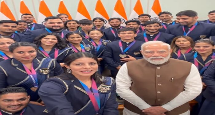 ਪੀ.ਐੱਮ. ਮੋਦੀ ਨੇ CWG 2026 ਦੇ ਤਮਗਾ ਜੇਤੂ ਖਿਡਾਰੀਆਂ ਨਾਲ ਕੀਤੀ ਮੁਲਾਕਾਤ