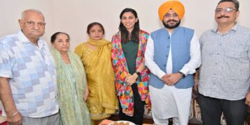 ਖੰਨੇ ਦੀ ਧੀ ਰਿਧਮ ਪਠਾਨੀਆ ਨੇ ਐਸ.ਐਸ.ਸੀ. ਪ੍ਰੀਖਿਆ ਵਿੱਚ ਆਲ ਇੰਡੀਆ ਪੱਧਰ ’ਤੇ ਦੂਜਾ ਰੈਂਕ ਹਾਸਲ ਕਰਕੇ ਰਚਿਆ ਇਤਿਹਾਸ: ਤਰੁਨਪ੍ਰੀਤ ਸਿੰਘ ਸੌਂਦ