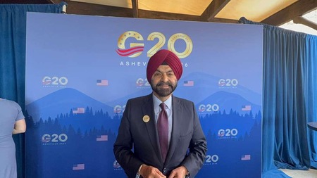 ਭਾਰਤ 8 ਫੀਸਦੀ ਤੋਂ ਵੱਧ ਵਿਕਾਸ ਦਰ ਹਾਸਲ ਕਰ ਸਕਦਾ ਹੈ : ਅਜੈ ਬੰਗਾ ਭਾਰਤ 8 ਫੀਸਦੀ ਤੋਂ ਵੱਧ ਵਿਕਾਸ ਦਰ ਹਾਸਲ ਕਰ ਸਕਦਾ ਹੈ : ਅਜੈ ਬੰਗਾ